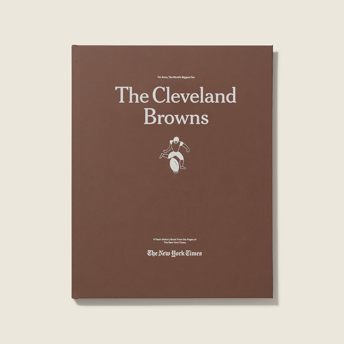 New York Times Custom Football Book - Cleveland Browns