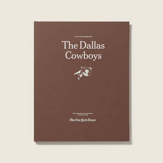 Dallas Cowboys New York Times Custom Football Book
