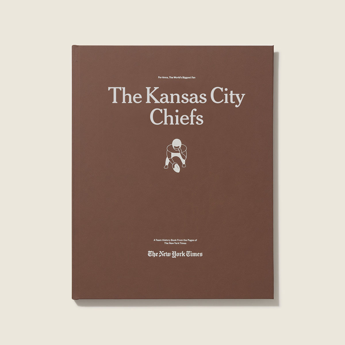 New York Times Custom Football Book - Kansas City Chiefs