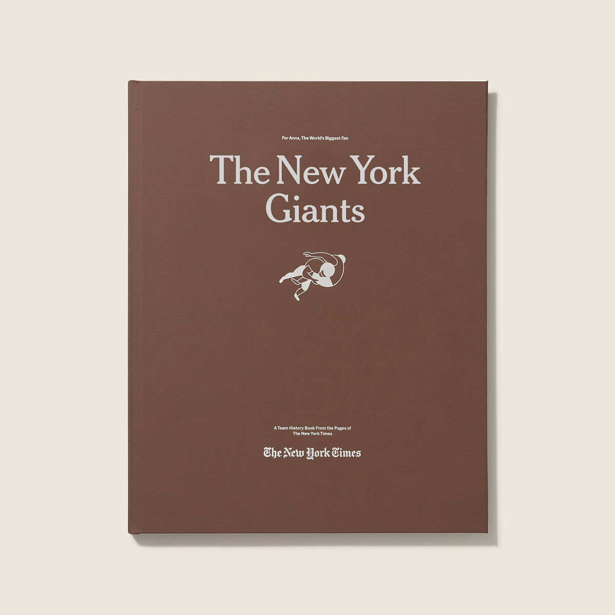 New York Times Custom Football Book - New York Giants