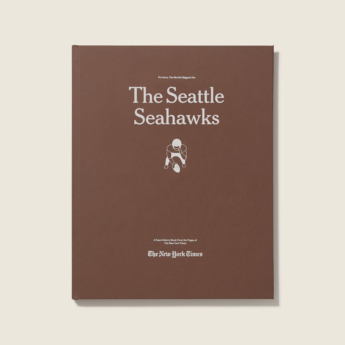 New York Times Custom Football Book - Seattle Seahawks
