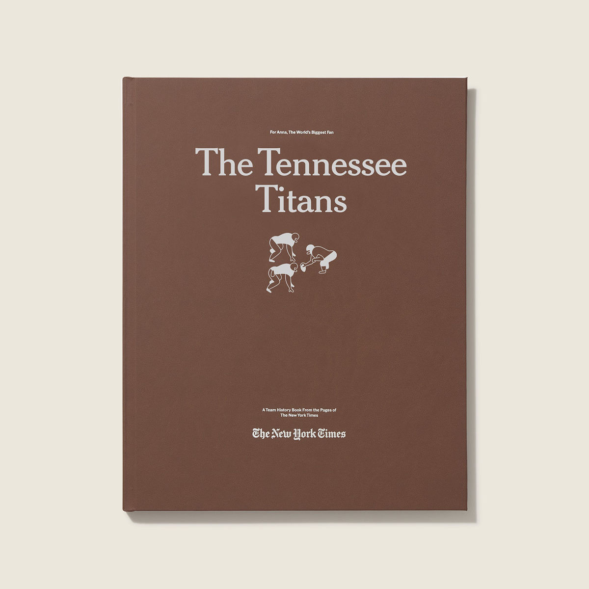 New York Times Custom Football Book - Tennessee Titans
