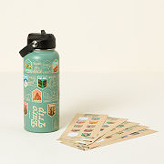 Euro Trip Bucket List Water Bottle