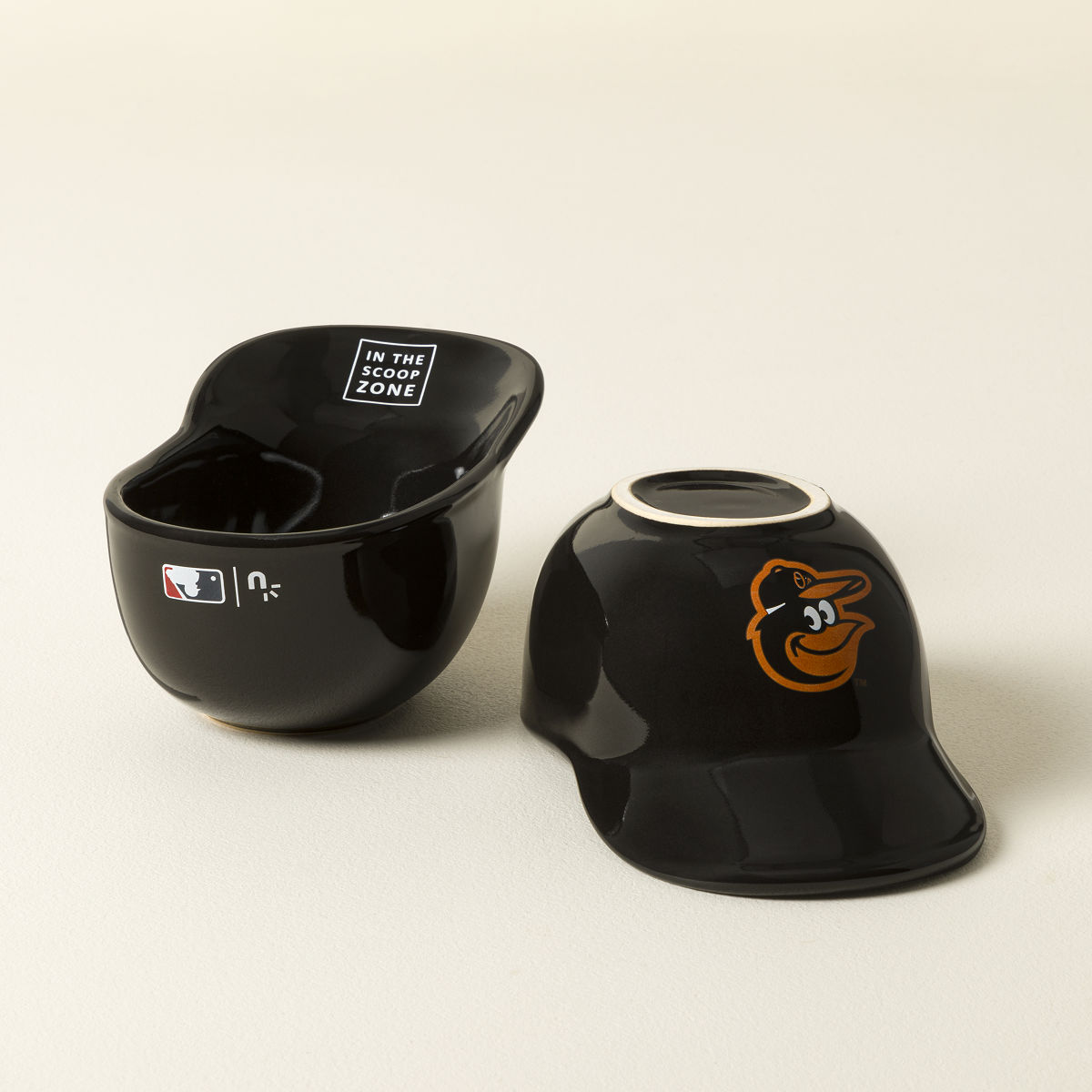 MLB Sundae Slugger Ceramic Ice Cream Bowl Set - Baltimore Orioles