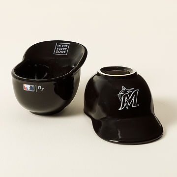 MLB Sundae Slugger Ceramic Ice Cream Bowl Set