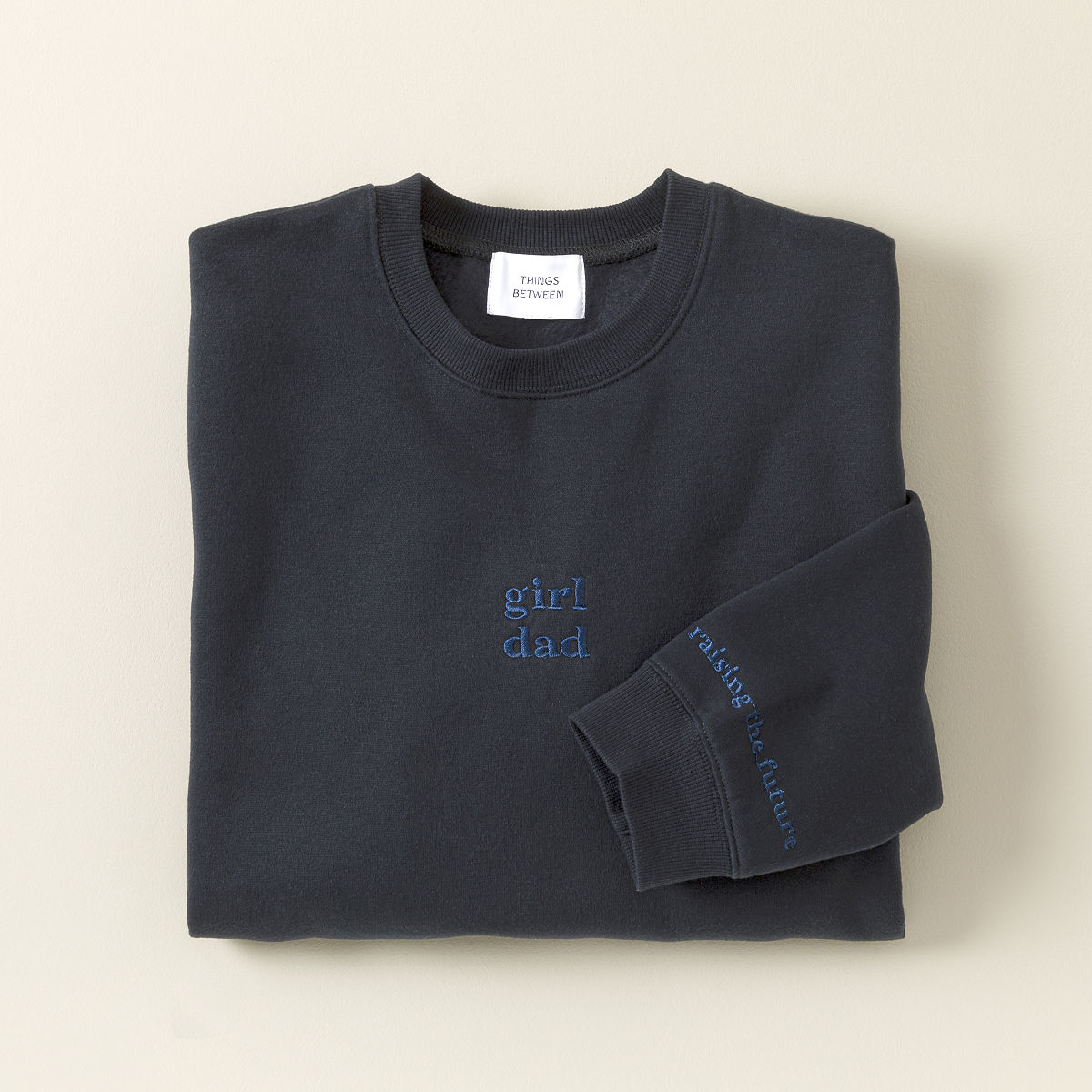 Girl Dad Embroidered Sweatshirt - Medium