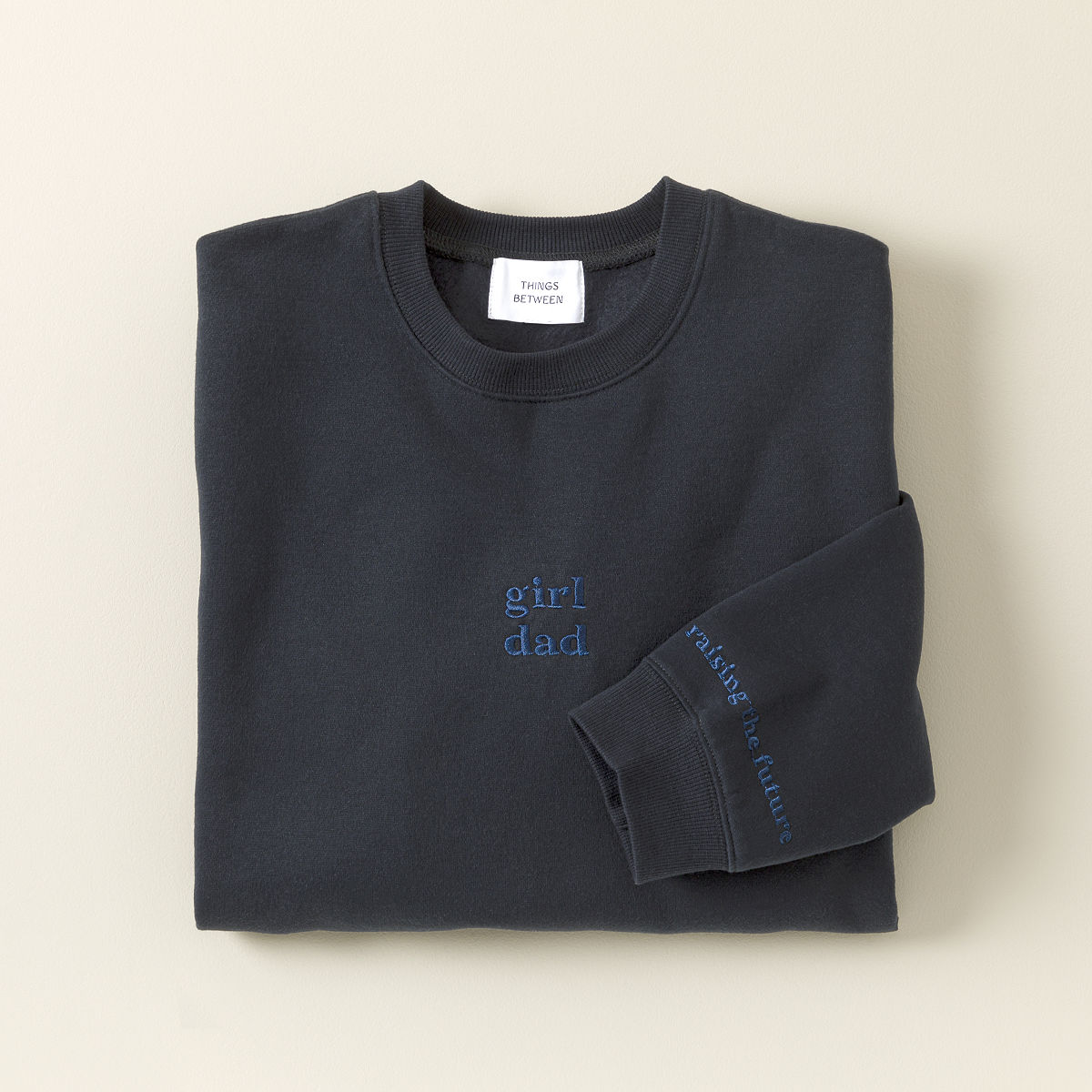 Girl Dad Embroidered Sweatshirt
