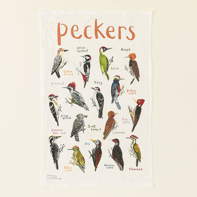 Fowl Language Tea Towel - Peckers & Cocks
