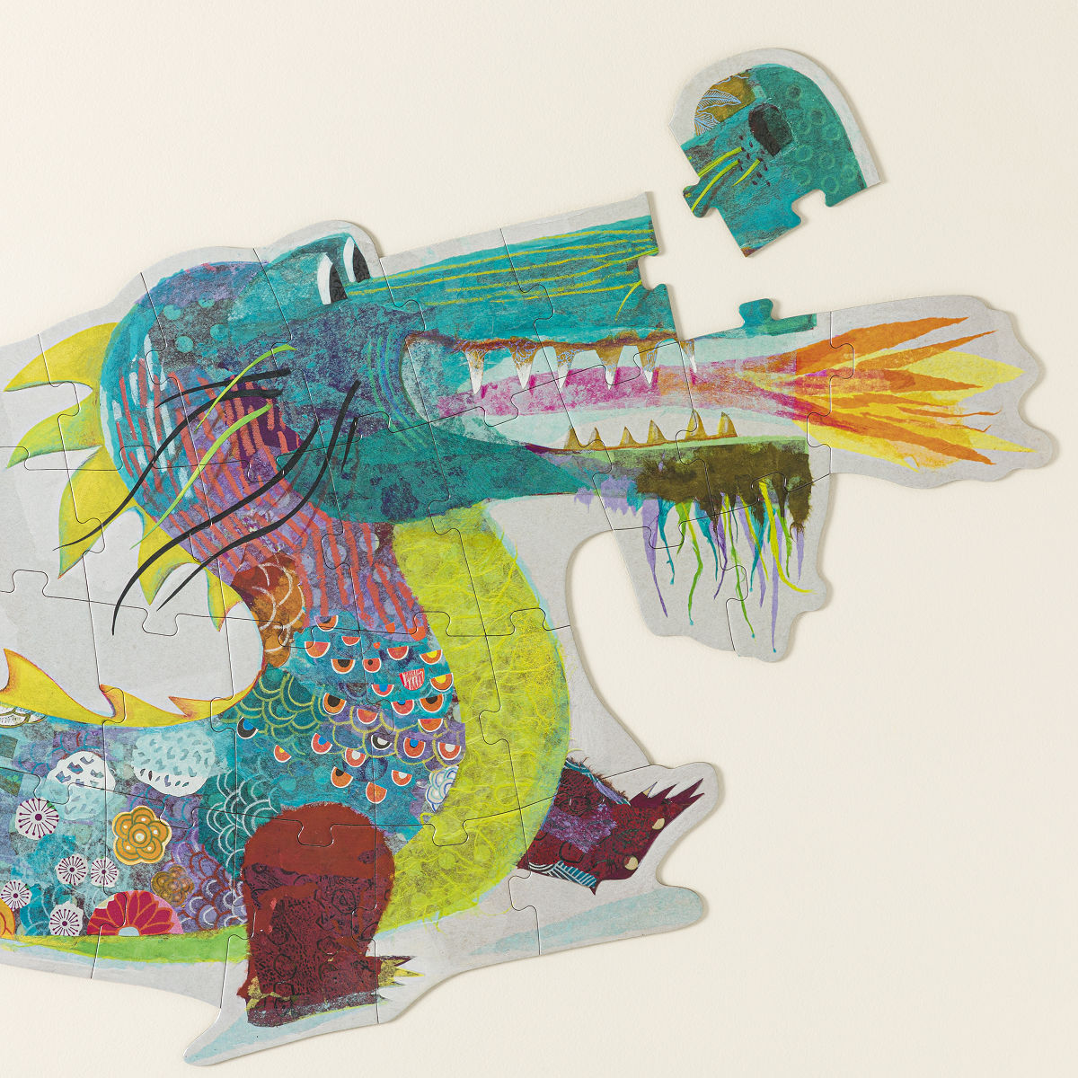 Leon the Dragon Giant Floor Puzzle