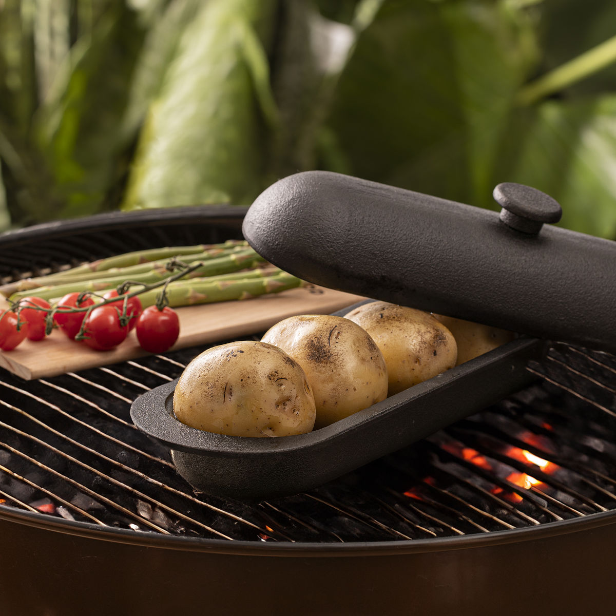 Uncommon Goods | Cast Iron Potato Baker | Cast Iron Oven