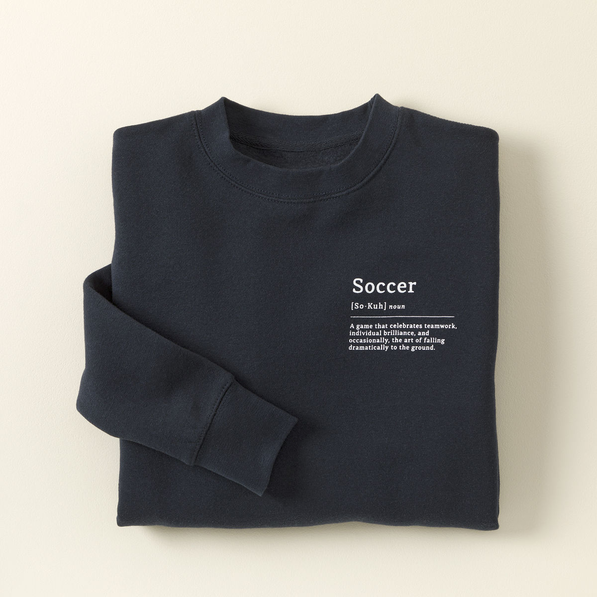Definition of Soccer Sweatshirt - Small