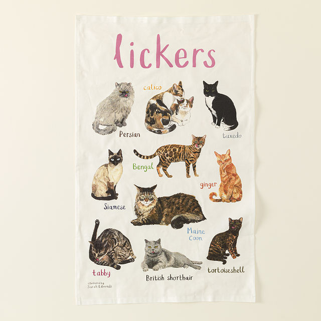 Rude Pets Tea Towel