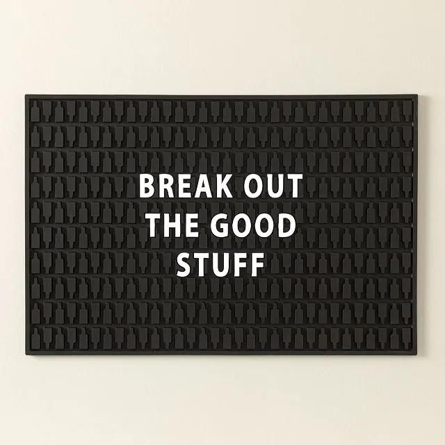 Break Out the Good Stuff Bar Mat