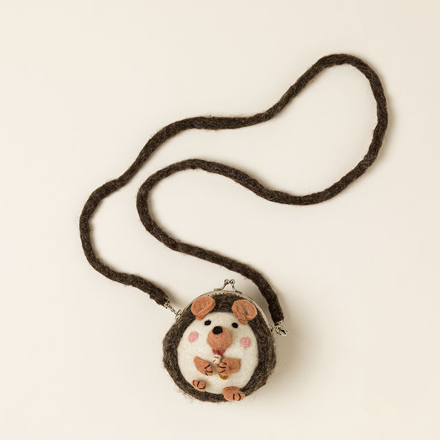 Kids Handmade Felted Animal Purse