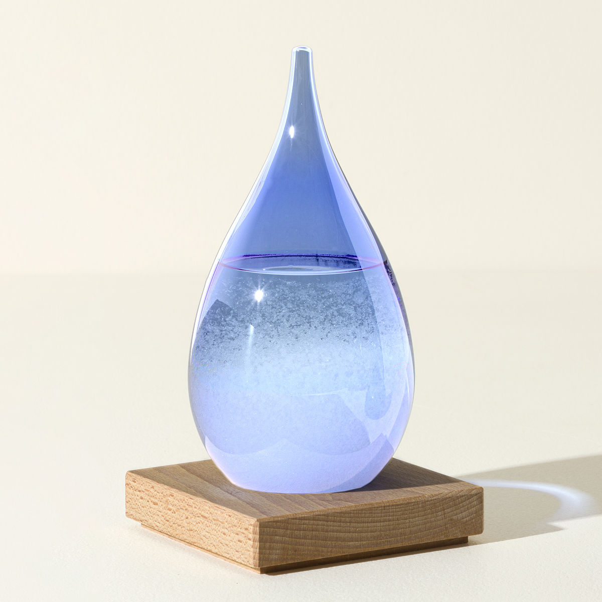 Weather Changing Water Droplets - Large (with wooden base)