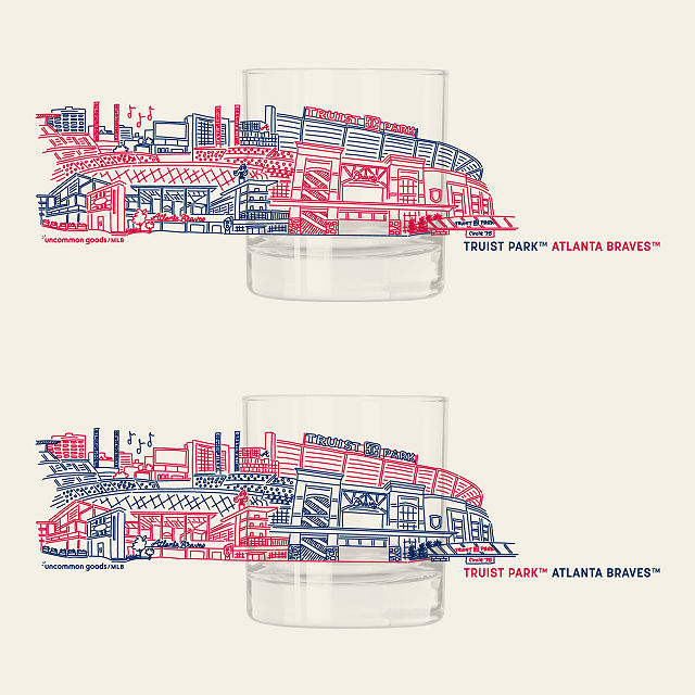 MLB Stadiumscape Rocks Glasses - Set of 2