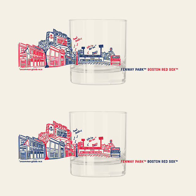 MLB Stadiumscape Rocks Glasses - Set of 2