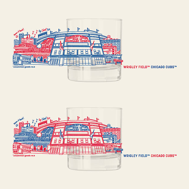 MLB Stadiumscape Rocks Glasses - Set of 2