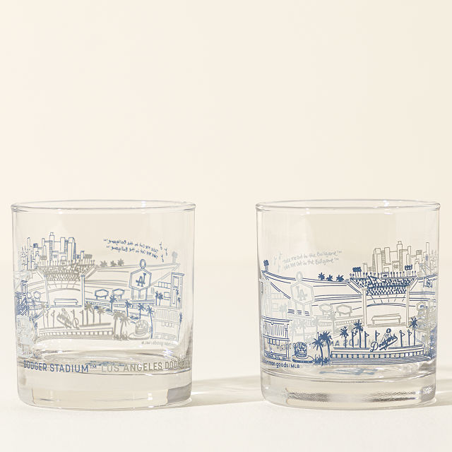 MLB Stadiumscape Rocks Glasses - Set of 2