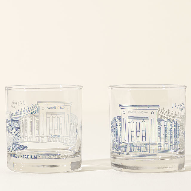 MLB Stadiumscape Rocks Glasses - Set of 2