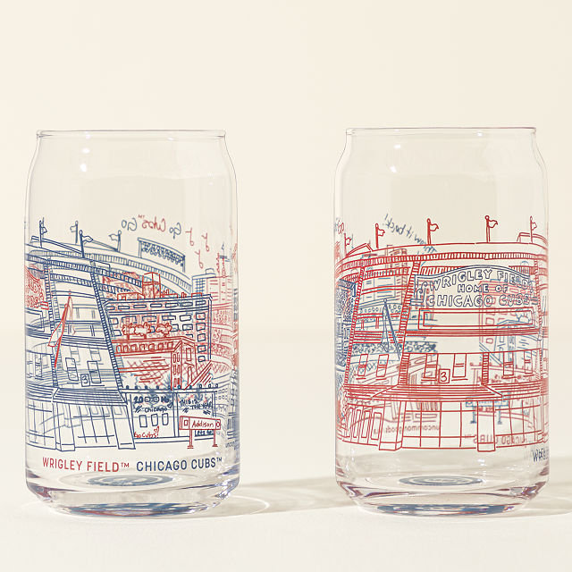 MLB Stadiumscape Can-Shaped Glasses - Set of 2