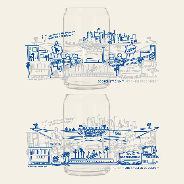 MLB Stadiumscape Can-Shaped Glasses - Set of 2
