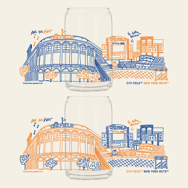 MLB Stadiumscape Can-Shaped Glasses - Set of 2