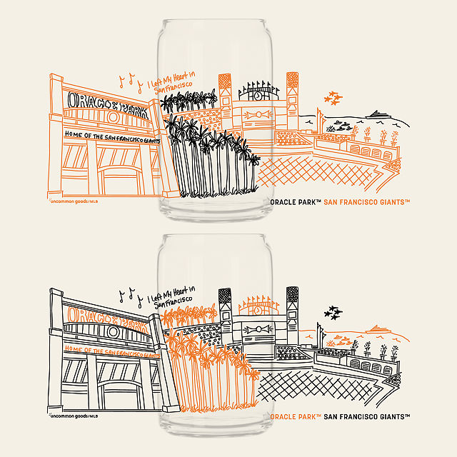 MLB Stadiumscape Can-Shaped Glasses - Set of 2