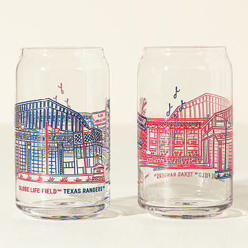 MLB Stadiumscape Can-Shaped Glasses - Set of 2