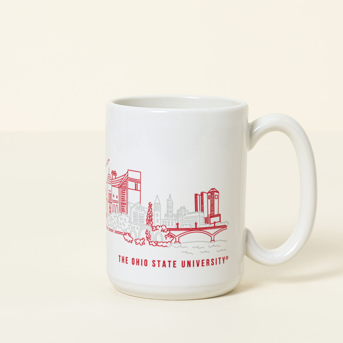 College Cityscape Mug - Ohio State University