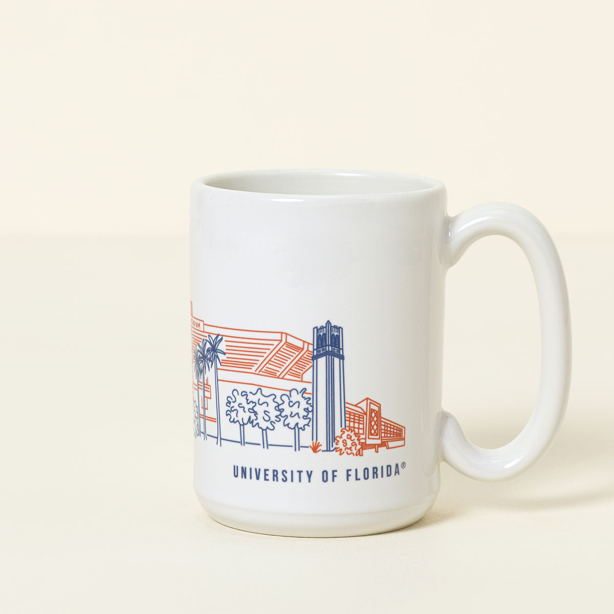 College Cityscape Mug - University of Florida
