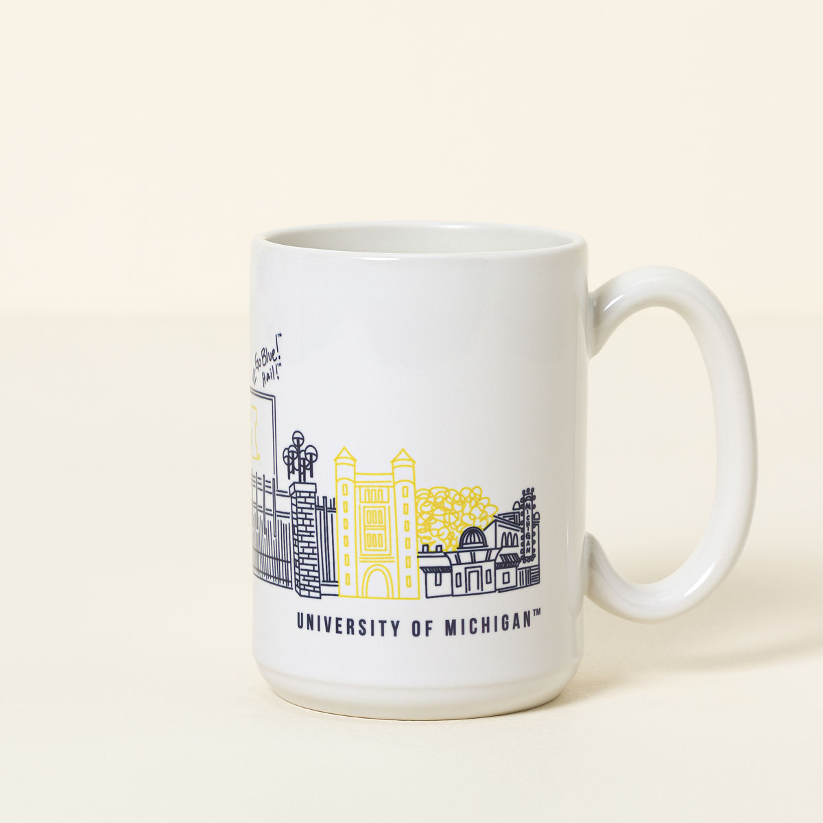 College Cityscape Mug - University of Michigan