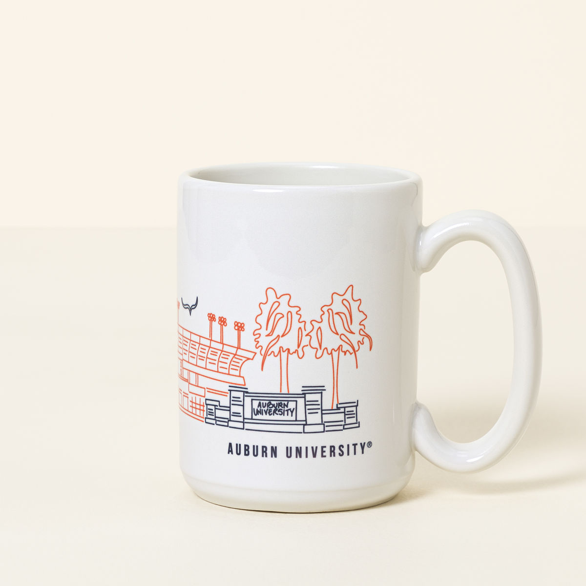 College Cityscape Mug - Auburn University
