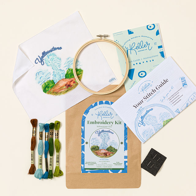 National Park Embroidery Kit