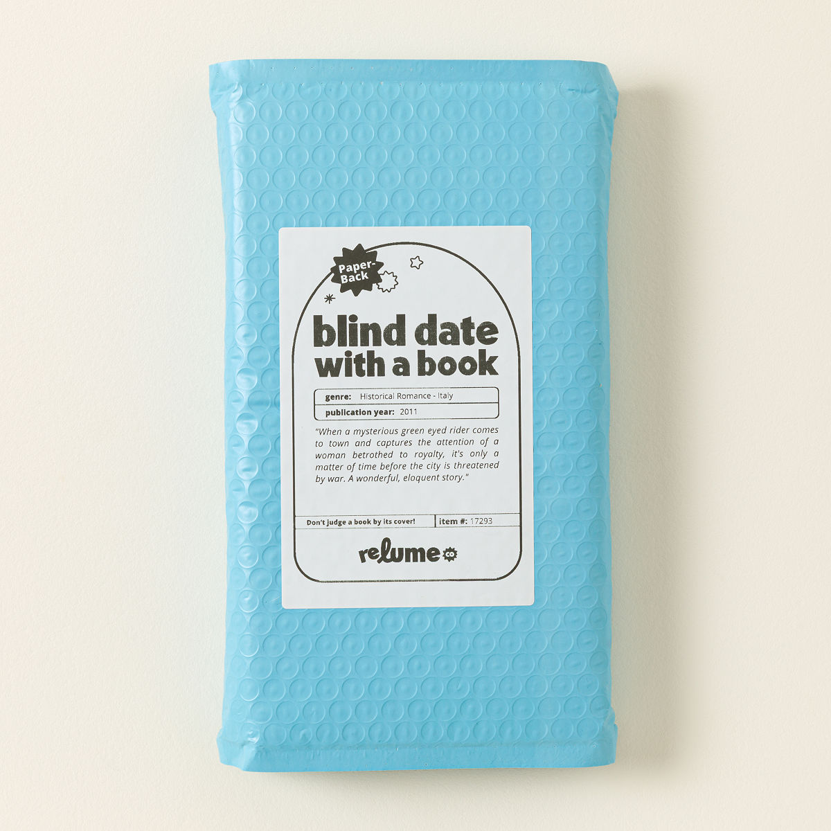 A Blind Date with A Book - Romance Genre