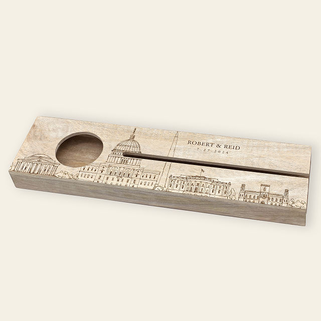 Uncommon Goods City Skyline Wine Serving Tray - Thumbnail 3