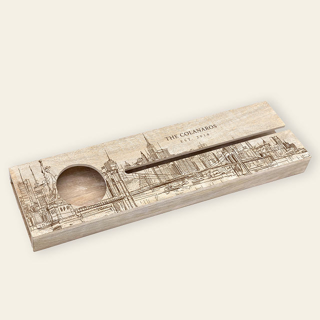 Uncommon Goods City Skyline Wine Serving Tray - Thumbnail 4