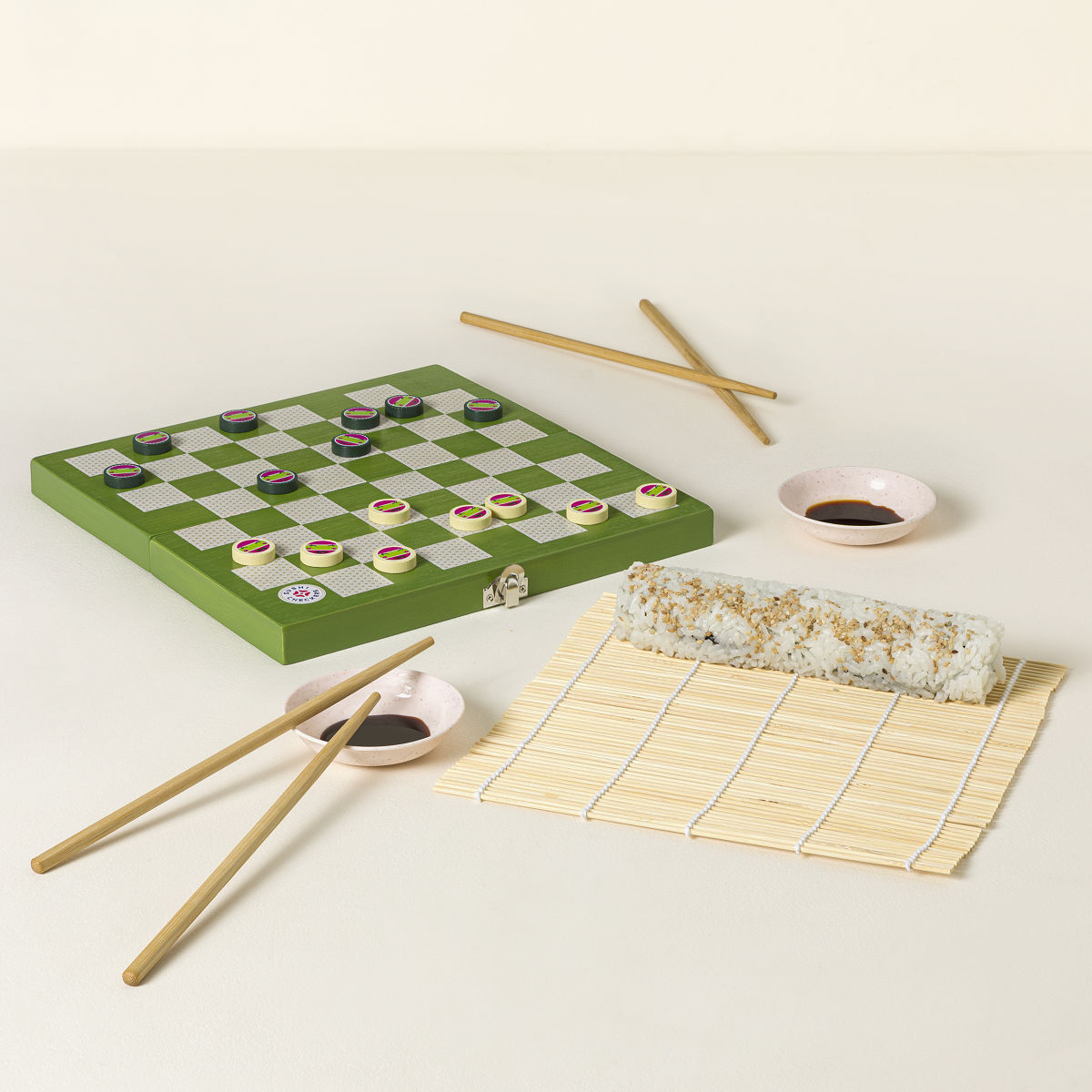 Uncommon Goods | Make Your Own Sushi Checkers | Sushi checkers