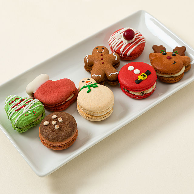 Giant Christmas Macarons Set