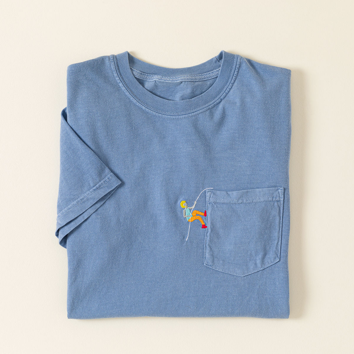 Rock Climber's Ascent Pocket Tee - Medium