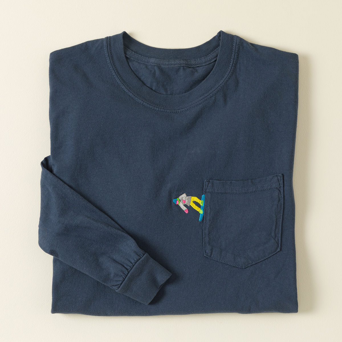 Snowboarder's Summit Embroidered Pocket Tee - X-Large