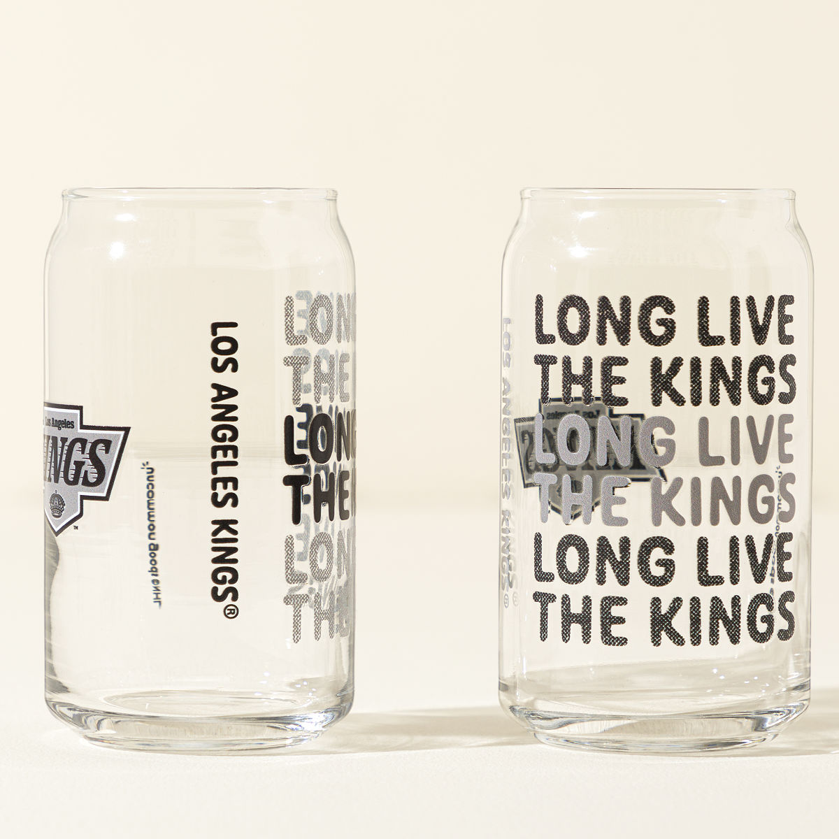 Show Your Spirit NHL Can-Shaped Glass Set - Los Angeles Kings