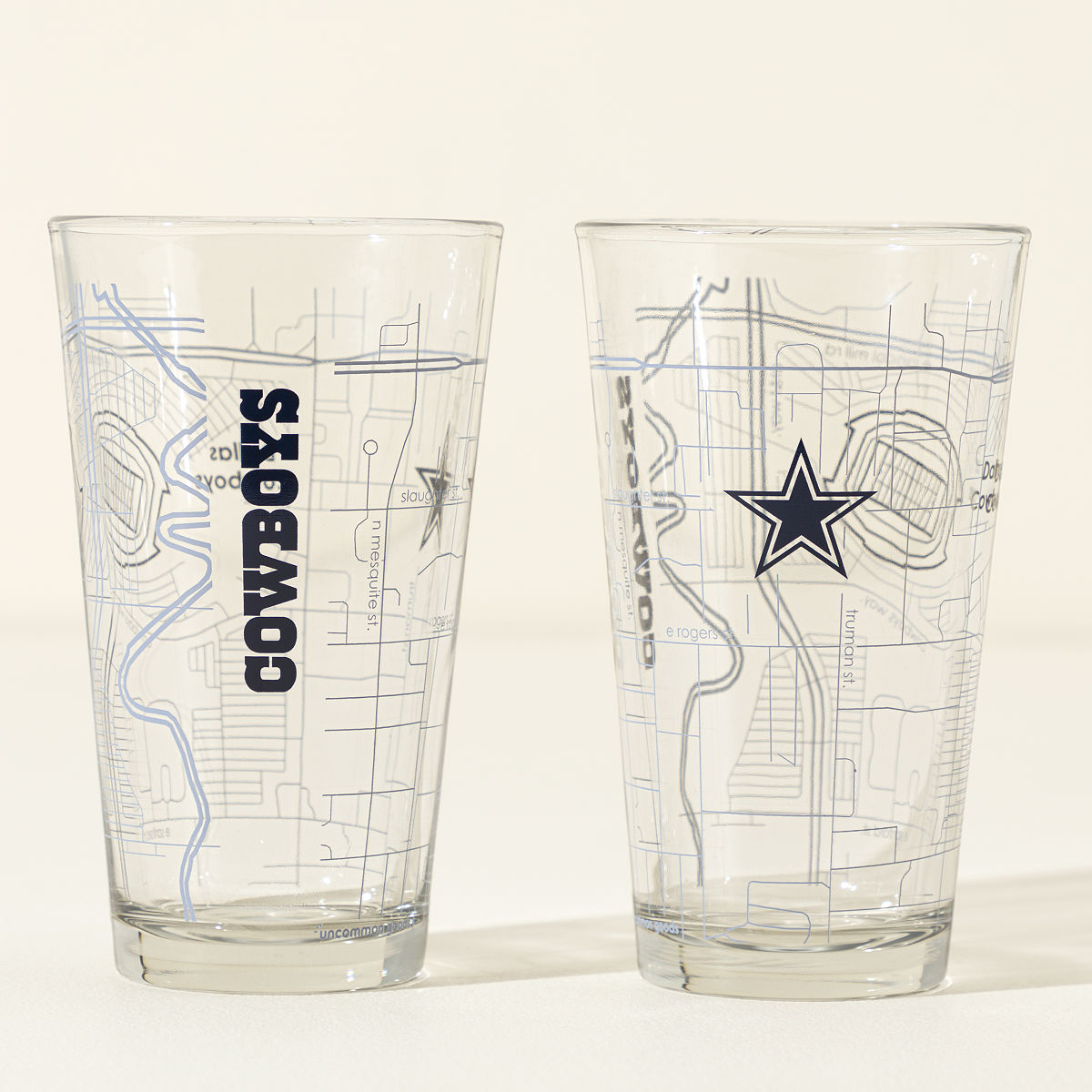 Your NFL City Pint Glass - Set of 2 - Dallas Cowboys