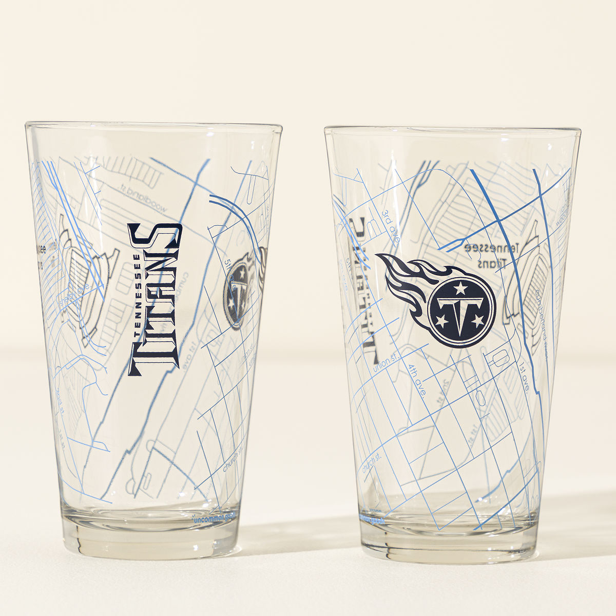 Your NFL City Pint Glass - Set of 2 - Tennessee Titans