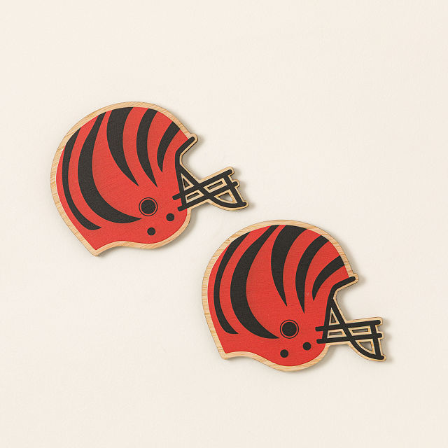 NFL Game Day Helmet Coaster Set