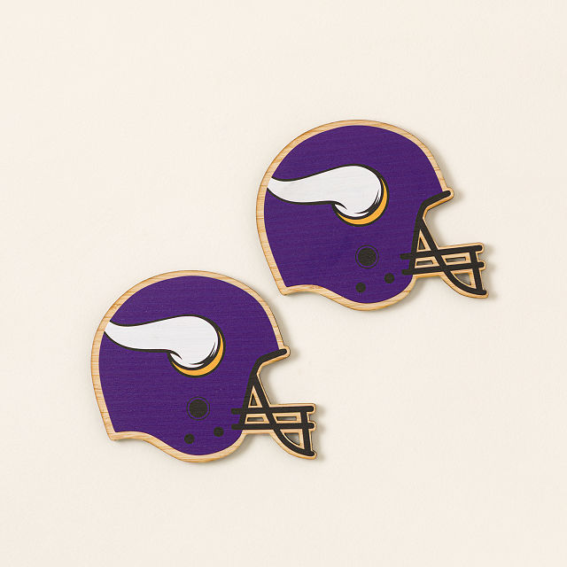 NFL Game Day Helmet Coaster Set