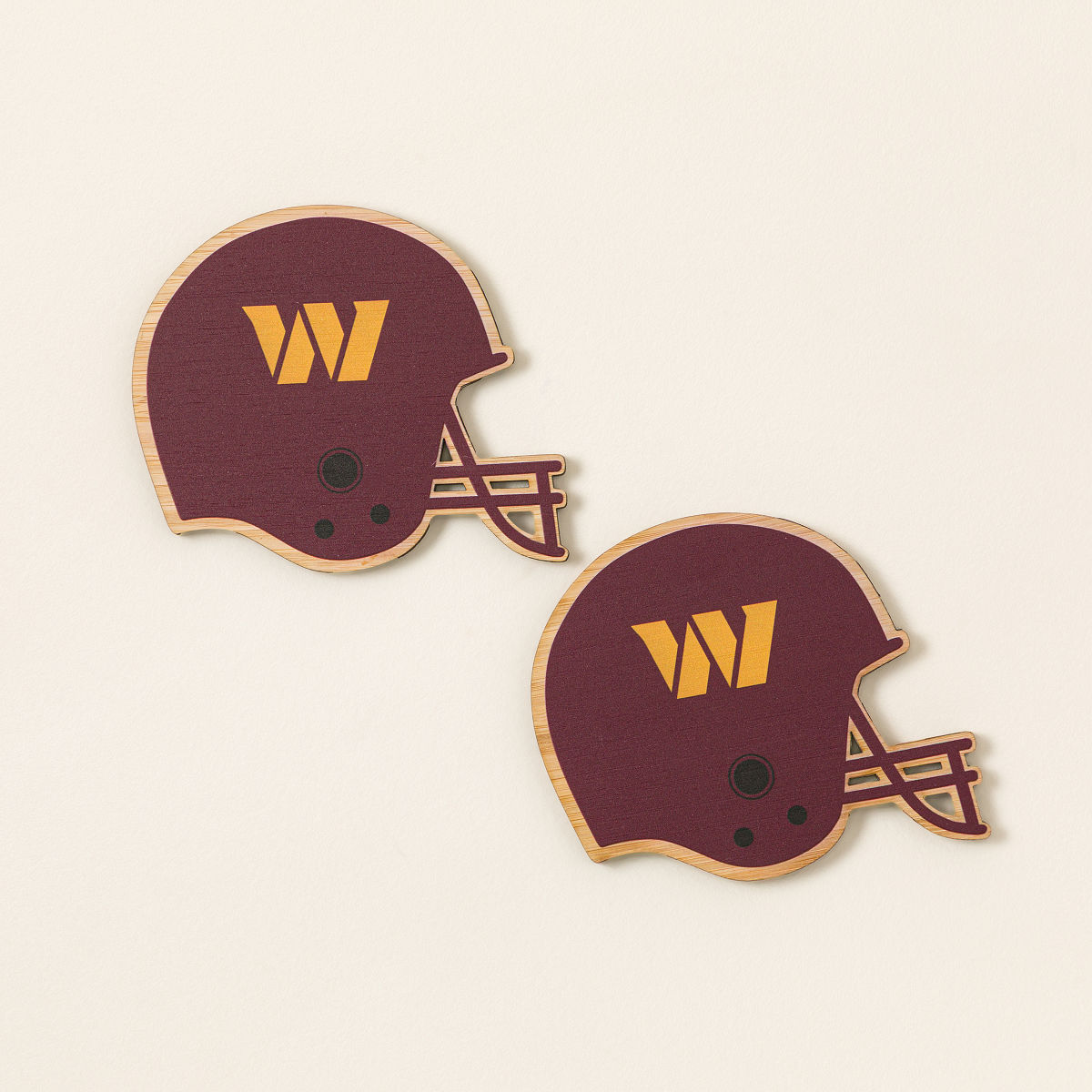 NFL Game Day Helmet Coaster Set - Washington Commanders