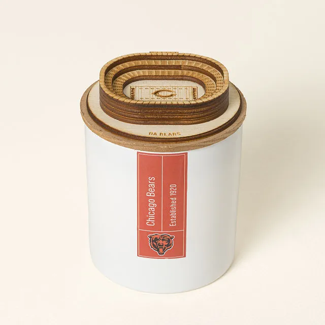 Chicago Bears Stadium Candle