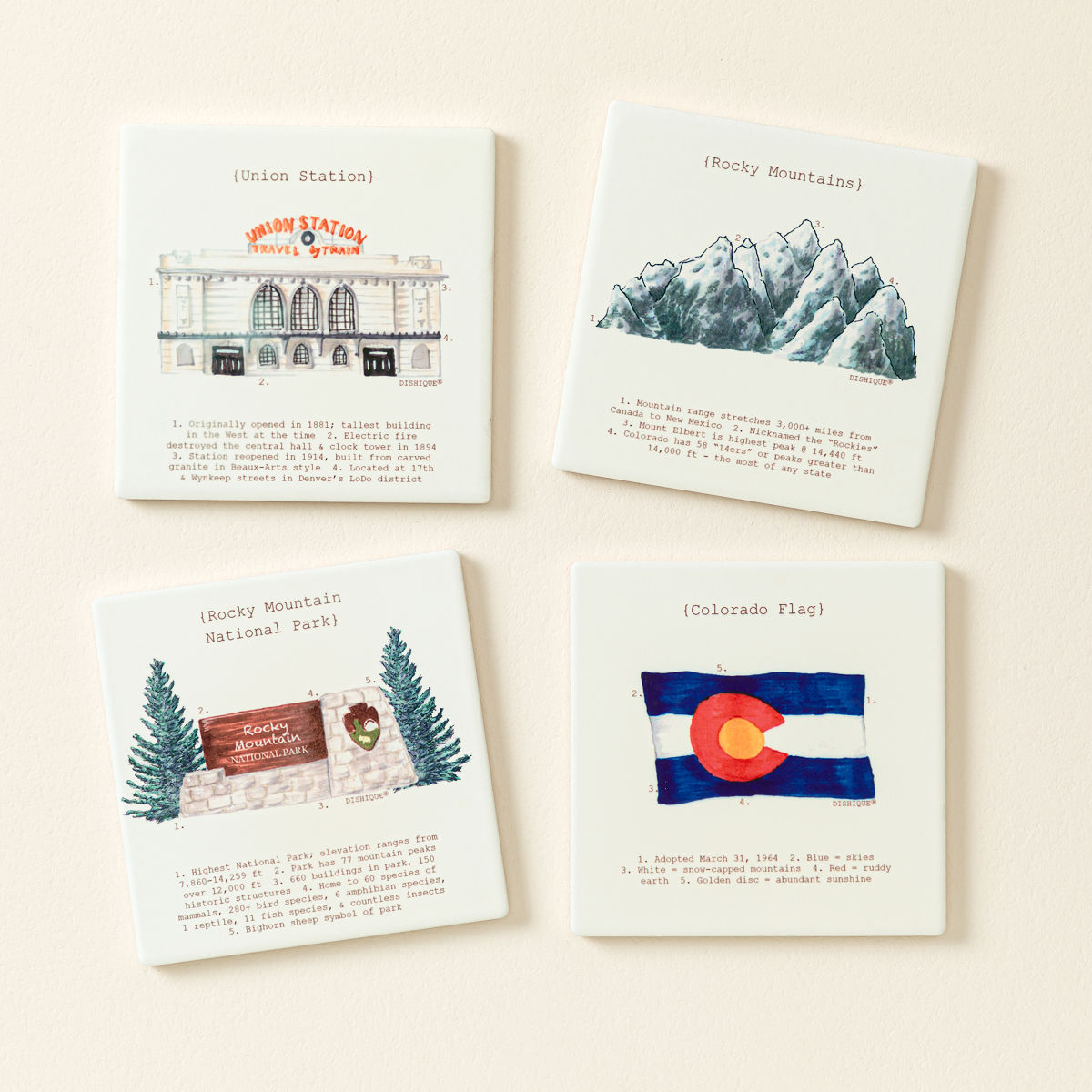 Icons of Your City Coasters - Denver
