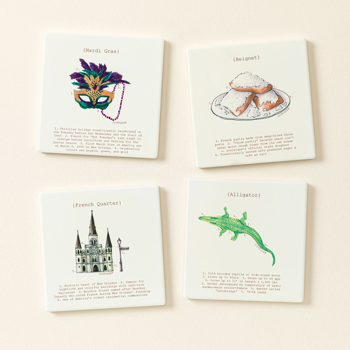 Icons of Your City Coasters - New Orleans